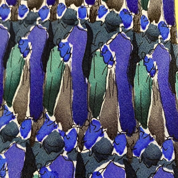 J. Garcia At the Bunny Fights Silk Tie - Picture 3 of 5